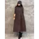 Original Solid Corduroy Lapel Dress Original Solid Corduroy Lapel Dress