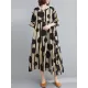 Original Polka-Dot Split-Joint Round-Neck Midi Dress Original Polka-Dot Split-Joint Round-Neck Midi Dress