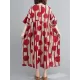 Original Polka-Dot Split-Joint Round-Neck Midi Dress Original Polka-Dot Split-Joint Round-Neck Midi Dress