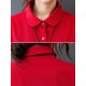 Vintage Split-Joint Solid Color Long Sleeves Lapel A-Line Corduroy Midi Dress Vintage Split-Joint Solid Color Long Sleeves Lapel A-Line Corduroy Midi Dress