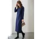 Simple Solid Color Round-Neck A-Line Midi Dress Simple Solid Color Round-Neck A-Line Midi Dress