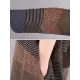 Artistic Retro Loose Ramie Cotton Striped Multi-Colored Round-Neck Long Sleeves Midi Dress Artistic Retro Loose Ramie Cotton Striped Multi-Colored Round-Neck Long Sleeves Midi Dress