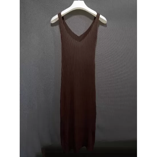 Vintage Simple Solid Color Knitting Sweater Dress Vintage Simple Solid Color Knitting Sweater Dress