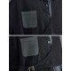 Original Loose Denim Split-Joint Tied Lapel Collar Long Sleeves Midi Dress Original Loose Denim Split-Joint Tied Lapel Collar Long Sleeves Midi Dress
