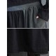 Original Loose Denim Split-Joint Tied Lapel Collar Long Sleeves Midi Dress Original Loose Denim Split-Joint Tied Lapel Collar Long Sleeves Midi Dress