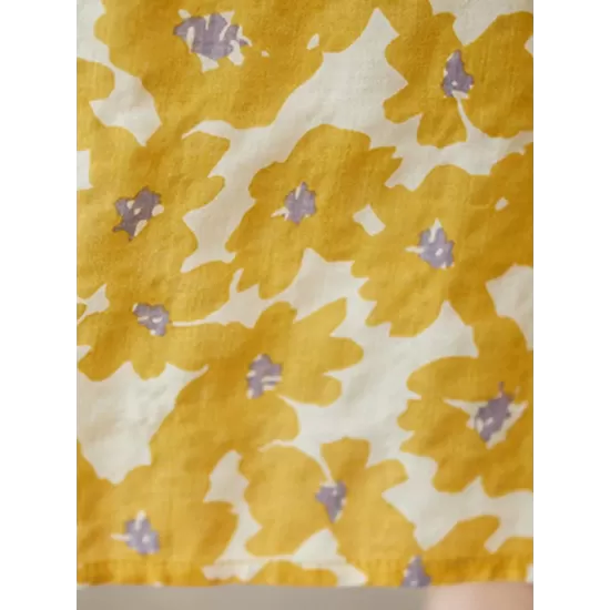Floral Printed Pleated Split-Joint Loose Raglan Sleeve Round-Neck Midi Dresses Floral Printed Pleated Split-Joint Loose Raglan Sleeve Round-Neck Midi Dresses