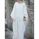 Solid Color Split-Side Batwing Sleeves Long Sleeves Round-Neck Midi Dresses Solid Color Split-Side Batwing Sleeves Long Sleeves Round-Neck Midi Dresses