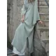 Solid Color Split-Side Batwing Sleeves Long Sleeves Round-Neck Midi Dresses Solid Color Split-Side Batwing Sleeves Long Sleeves Round-Neck Midi Dresses