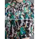 Printed Split-Joint A-Line Loose Stand Collar Midi Dresses Printed Split-Joint A-Line Loose Stand Collar Midi Dresses