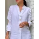 Long Sleeves Buttoned Hollow V-Neck Mini Dresses Long Sleeves Buttoned Hollow V-Neck Mini Dresses