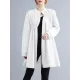 Asymmetric Buttoned Elasticity Pleated Long Sleeves Loose Mini Dresses Asymmetric Buttoned Elasticity Pleated Long Sleeves Loose Mini Dresses