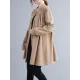 Asymmetric Buttoned Elasticity Pleated Long Sleeves Loose Mini Dresses Asymmetric Buttoned Elasticity Pleated Long Sleeves Loose Mini Dresses