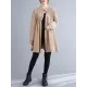 Asymmetric Buttoned Elasticity Pleated Long Sleeves Loose Mini Dresses Asymmetric Buttoned Elasticity Pleated Long Sleeves Loose Mini Dresses