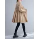 Asymmetric Buttoned Elasticity Pleated Long Sleeves Loose Mini Dresses Asymmetric Buttoned Elasticity Pleated Long Sleeves Loose Mini Dresses
