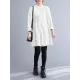 Asymmetric Buttoned Elasticity Pleated Long Sleeves Loose Mini Dresses Asymmetric Buttoned Elasticity Pleated Long Sleeves Loose Mini Dresses