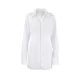 Buckle Solid Color Split-Front High Waisted Long Sleeves Lapel Mini Dresses Buckle Solid Color Split-Front High Waisted Long Sleeves Lapel Mini Dresses