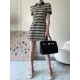 Original Plaid Knitting Lapel Collar Short Sleeves Mini Dress Original Plaid Knitting Lapel Collar Short Sleeves Mini Dress