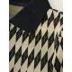 Original Plaid Knitting Lapel Collar Short Sleeves Mini Dress Original Plaid Knitting Lapel Collar Short Sleeves Mini Dress
