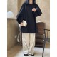 Urban Puff Sleeves Solid Color Round-Neck Mini Dress Urban Puff Sleeves Solid Color Round-Neck Mini Dress