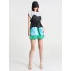 Stylish Selection Short Sleeves Loose Drawstring Split-Joint Round-Neck Mini Dresses Stylish Selection Short Sleeves Loose Drawstring Split-Joint Round-Neck Mini Dresses
