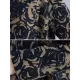 Artistic Retro Loose Long Sleeves Keep Warm Floral Printed High-Neck Mini Dresses Artistic Retro Loose Long Sleeves Keep Warm Floral Printed High-Neck Mini Dresses