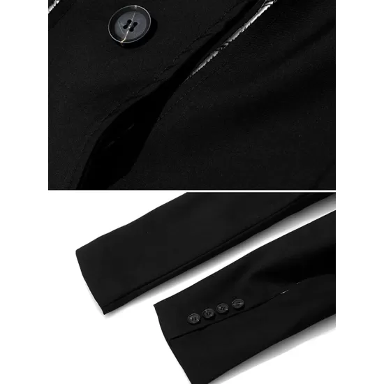 Casual Skinny Long Sleeves Striped Split-Joint Lapel Collar Blazer Mini Dresses Casual Skinny Long Sleeves Striped Split-Joint Lapel Collar Blazer Mini Dresses
