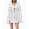 Solid Color High Waisted Long Sleeves Lapel Shirt Dress Mini Dresses
