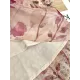 Floral Printed Lace-Up Tiered Loose Puff Sleeves Cold Shoulder Mini Dresses Floral Printed Lace-Up Tiered Loose Puff Sleeves Cold Shoulder Mini Dresses