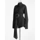 Belted Buttoned Long Sleeves Loose Lapel Shirt Dress Mini Dresses Belted Buttoned Long Sleeves Loose Lapel Shirt Dress Mini Dresses