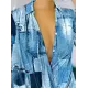 Printed High-Low Long Sleeves Lapel Shirt Dress Mini Dresses Printed High-Low Long Sleeves Lapel Shirt Dress Mini Dresses