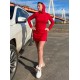Long Sleeves Hooded Wrap Mini Dresses Long Sleeves Hooded Wrap Mini Dresses