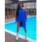 Cropped Off-The-Shoulder Long Sleeves Zipper Mini Dresses