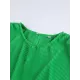 High-Waisted Pleated Solid Color Zipper A-line Flared Sleeves Round-neck Mini Dresses High-Waisted Pleated Solid Color Zipper A-line Flared Sleeves Round-neck Mini Dresses