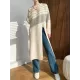 Loose Split-Side Solid Color Round-Neck Knitting Sweater Dresses Loose Split-Side Solid Color Round-Neck Knitting Sweater Dresses