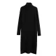 Simple Long Sleeves Loose Solid Color High-Neck Sweater Dresses Simple Long Sleeves Loose Solid Color High-Neck Sweater Dresses