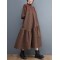 Casual Long Sleeves Loose Split-Joint Jacquard High-Neck Sweater Dresses