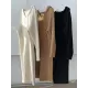 Stylish Long Sleeves Loose Solid Color Hooded Sweater Dresses Stylish Long Sleeves Loose Solid Color Hooded Sweater Dresses