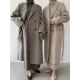 Casual Long Sleeves Loose Solid Color High-Neck Sweater Dresses Casual Long Sleeves Loose Solid Color High-Neck Sweater Dresses