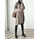 Stylish Long Sleeves Loose Solid Color V-Neck Sweater Dresses Stylish Long Sleeves Loose Solid Color V-Neck Sweater Dresses