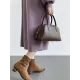 Urban Loose Puff Sleeves Solid Color High-Neck Sweater Dresses Urban Loose Puff Sleeves Solid Color High-Neck Sweater Dresses