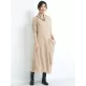 Casual Long Sleeves Loose Keep Warm Solid Color Heaps Collar Sweater Dresses Casual Long Sleeves Loose Keep Warm Solid Color Heaps Collar Sweater Dresses