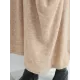 Casual Long Sleeves Loose Keep Warm Solid Color Heaps Collar Sweater Dresses Casual Long Sleeves Loose Keep Warm Solid Color Heaps Collar Sweater Dresses