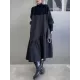 A-Line Long Sleeves Asymmetric Solid Color Split-Joint High-Neck Midi Dresses Sweater Dresses A-Line Long Sleeves Asymmetric Solid Color Split-Joint High-Neck Midi Dresses Sweater Dresses