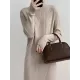 Fringed Solid Color Long Sleeves Loose Mock Neck Sweater Dresses Midi Dresses Fringed Solid Color Long Sleeves Loose Mock Neck Sweater Dresses Midi Dresses