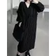 Solid Color Split-Joint Tasseled Long Sleeves Loose V-Neck Sweater Dresses Midi Dresses Solid Color Split-Joint Tasseled Long Sleeves Loose V-Neck Sweater Dresses Midi Dresses