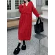 Solid Color Split-Joint Tasseled Long Sleeves Loose V-Neck Sweater Dresses Midi Dresses Solid Color Split-Joint Tasseled Long Sleeves Loose V-Neck Sweater Dresses Midi Dresses