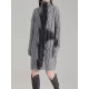 Contrast Color Long Sleeves Loose High Neck Sweater Dresses Mini Dresses Contrast Color Long Sleeves Loose High Neck Sweater Dresses Mini Dresses