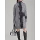 Contrast Color Long Sleeves Loose High Neck Sweater Dresses Mini Dresses Contrast Color Long Sleeves Loose High Neck Sweater Dresses Mini Dresses