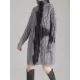 Contrast Color Long Sleeves Loose High Neck Sweater Dresses Mini Dresses Contrast Color Long Sleeves Loose High Neck Sweater Dresses Mini Dresses