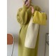 Solid Color Long Sleeves Loose High Neck Sweater Dresses Midi Dresses Solid Color Long Sleeves Loose High Neck Sweater Dresses Midi Dresses